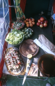 Lunch - kebabs