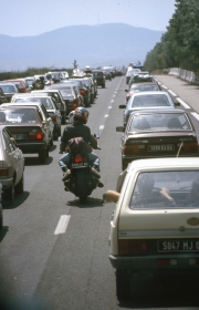 Traffic on the Autoroute de Sud