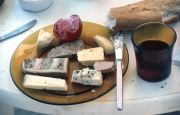 Lunch - pate and cheese
