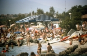 Crowded beach