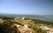 Aiguines, the Chateau and Lac de Ste Croix
