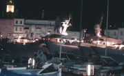 St Tropez Harbour at night