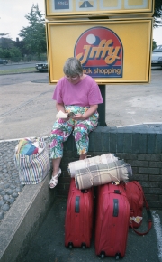 Greta waiting