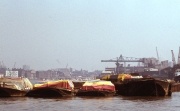 Lighters on the Thames