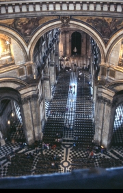 St Paul&apos;s Nave, from the Whispering Gallery