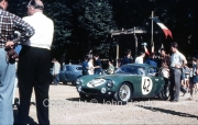 Scrutineering - Reg Parnell and #42 Lotus Elite (Mk 14)/ Coventry Climax (David Buxton and Bill Allen)