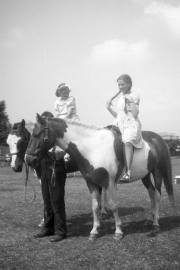 Sue, riding