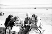 Gwen, Sue, Mum and Dad at Filey