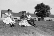 Dad, Mum and Sue at Hutton