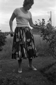 Barbara in the garden