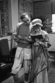 John and Greta at a rehearsal