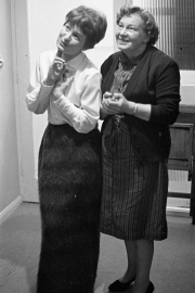 Greta and Elsie, her mother