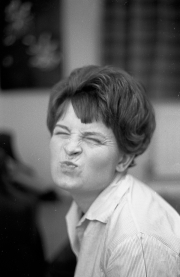 Greta pulling a face