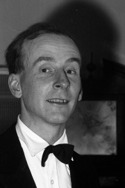 John in a dinner jacket for the Hospital Ball