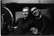 Len and whatsit at party