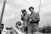Group in boat