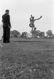Brown, long jumping