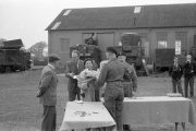 Hattersley presenting bouquet