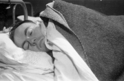 John Cure in bed