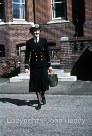 Rosemary Harvey in uniform