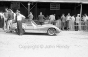 Scrutineering - #45 Lola Mk I/ Coventry Climax (Charles Vogele and Peter Ashdown)