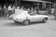 Scrutineering - #6 Jaguar E-Type 2A Prototype (Dan Gurney and Walt Hansgen)
