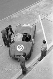 #5 Aston Martin DBR1/300 (Jim Clark and Ron Flockhart) in the pits