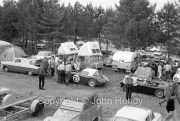 View behind balcony #21 Austin-Healey 3000 (John Bekaert and Dickie Stoop)