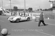 #6 Maserati Tipo 63 (Walt Hansgen and Bruce McLaren) in Scrutineering