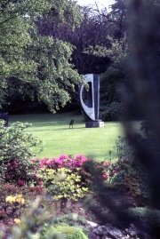 Two Forms, Divided Circle by Barbara Hepworth in Dulwich Park
