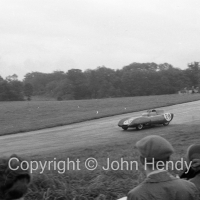 Television Trophy - 1500cc Sports Car Championship - #28 Lotus XI Climax, bored out to 1250cc. Mike Hawthorn