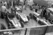 Formula 1 - Works Cooper Climaxes (#1 Jack Brabham, #2 Bruce McLaren, #3 Chuck Daigh)