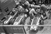 Formula 1 - Works Cooper Climaxes (#1 Jack Brabham, #2 Bruce McLaren, #3 Chuck Daigh)