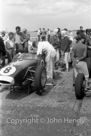 Stripped down #8 Lotus Climax, Jim Clark