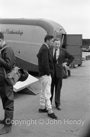 Roy Salvadori in the paddock