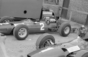 Formula 1 - #1 Ferrari 1512 (John Surtees) and #2 Ferrari 158 (Lorenzo Bandini)