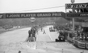 View down the pits