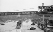 View down the pits