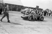 Formula 1 - #4 BRM P48 (Graham Hill) in the paddock