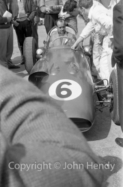 Formula 1 - #6 Maurice Trintignant in Aston Martin DBR4/250 (listed as Roy Salvadori&apos;s car, Trintignant was #7)