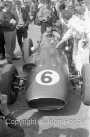 Formula 1 - #6 Maurice Trintignant in Aston Martin DBR4/250 (listed as Roy Salvadori's car, Trintignant was #7)