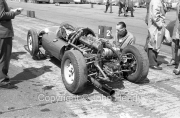Formula 1 - unknown car, with the engine exposed