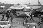 Sportscars - #40 Jaguar E type S850004 (Dick Protheroe) in the paddock
