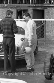 Trevor Taylor in the paddock