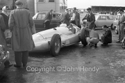 F1 Mercedes in the paddock