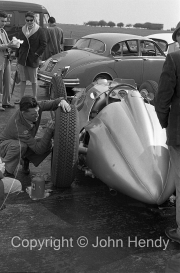 F1 Mercedes in the paddock