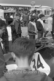Sportscars - #34 Jaguar Mk II 3.8 (Roy Salvadori)? in the paddock