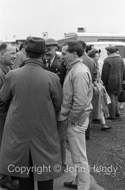 Innes Ireland in the paddock