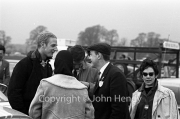 John Whitmore and Chris Barber in the paddock
