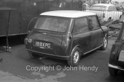 Mini Cooper in the paddock
